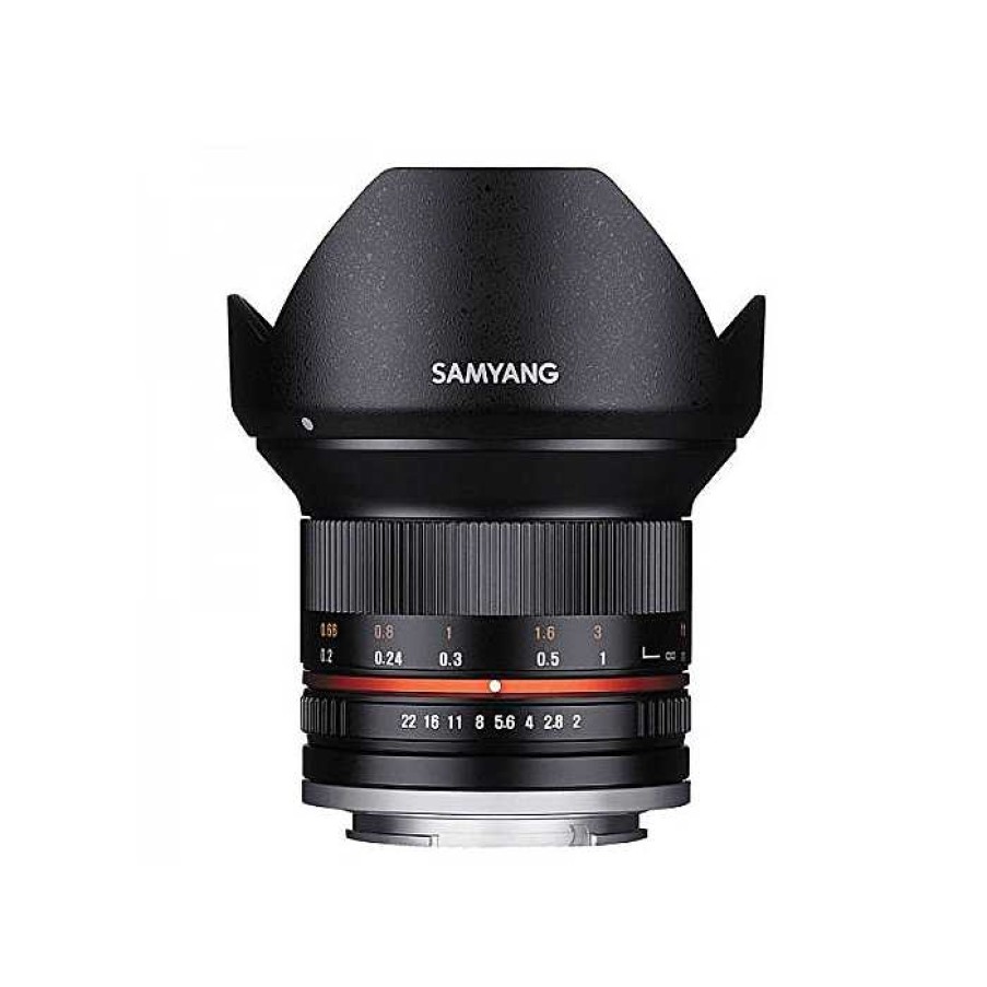 Camera Centre UK Samyang 12Mm F2.0 Ncs Cs Ultra Wide Angle Lens For Fujifilm X Mount Black Ca1774 | Fujifilm Fit