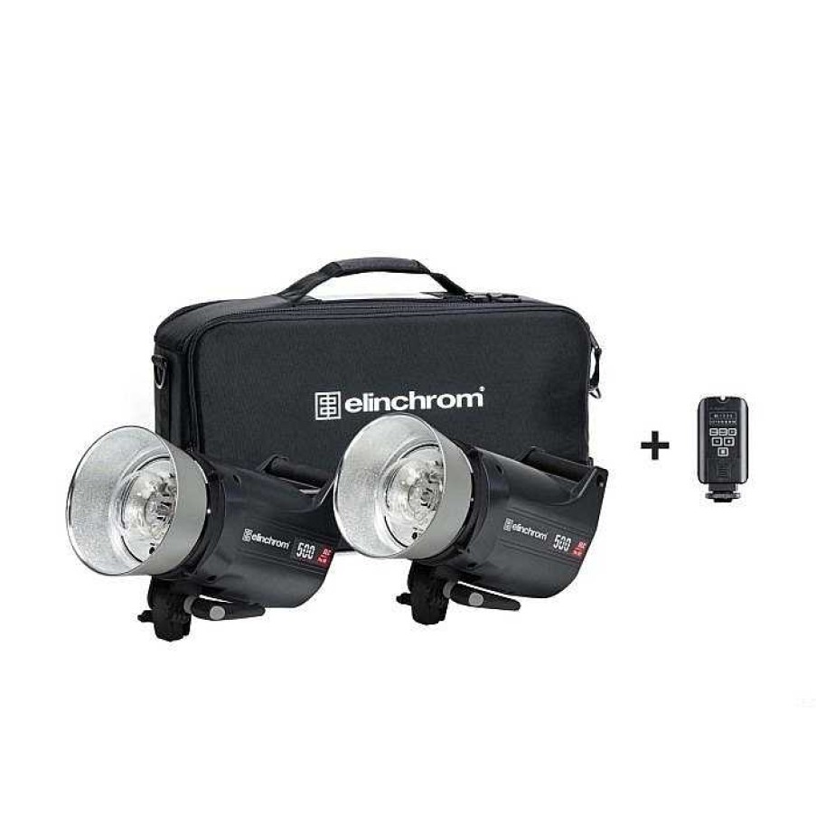 Camera Centre UK Elinchrom Elc Pro Hd 500/500 To Go Set | Studio Lighting