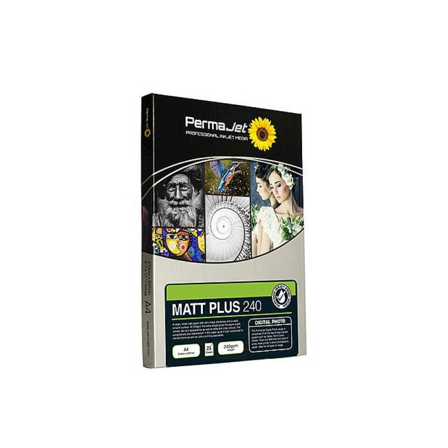 Camera Centre UK Permajet Matt Plus 240 6X4 Photo Paper - 100 Sheets (51102) | Photographic Paper