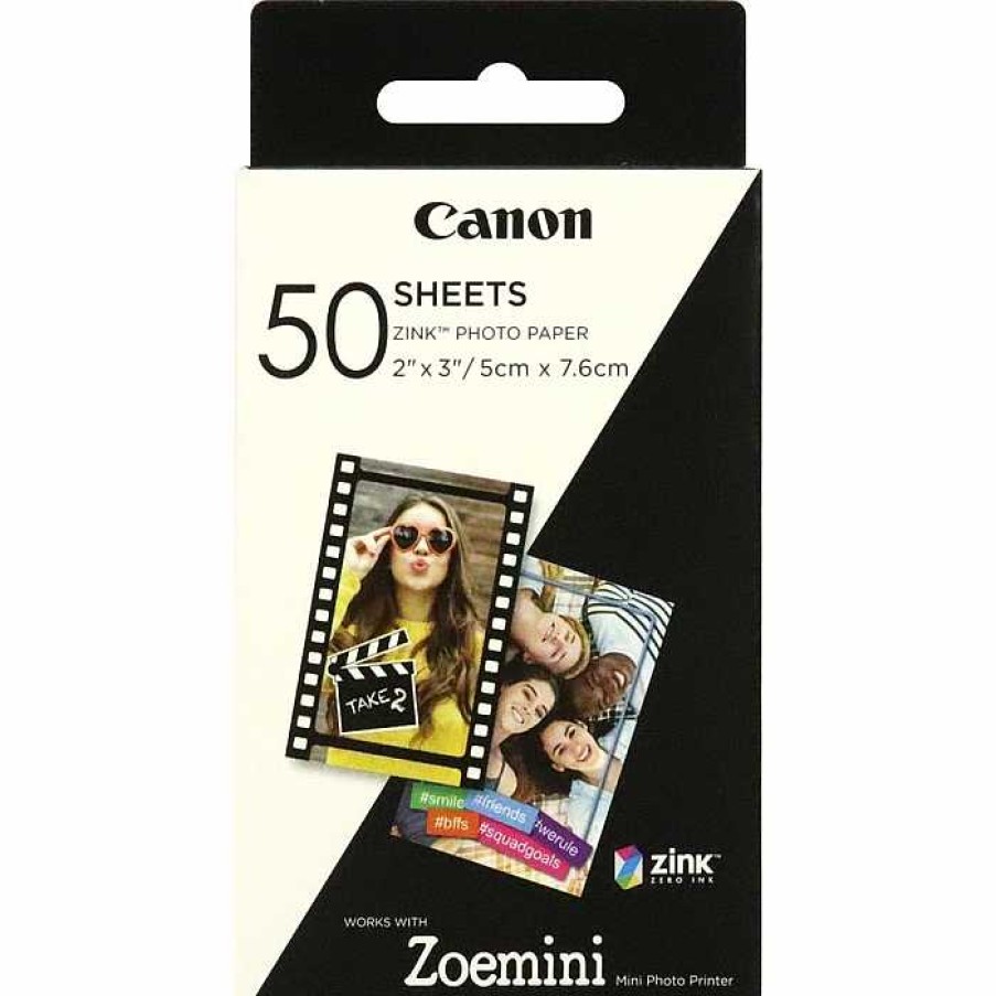 Camera Centre UK Canon Zoemini Zink Photo Paper 50 Sheets | Film & Darkroom