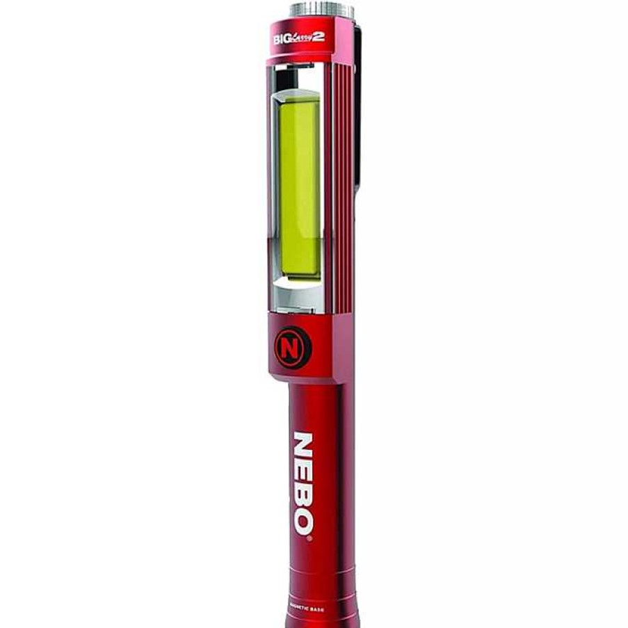 Camera Centre UK Nebo Big Larry 2 500 Lumens Led Metal Torch - Red | Torches