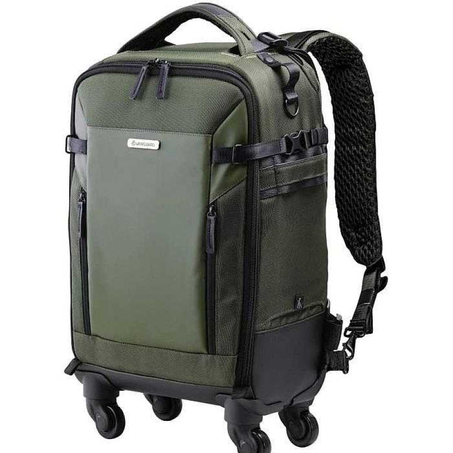 Camera Centre UK Vanguard Veo Select 55Bt 4-Wheel Roller Case / Backpack - Green | Rollers