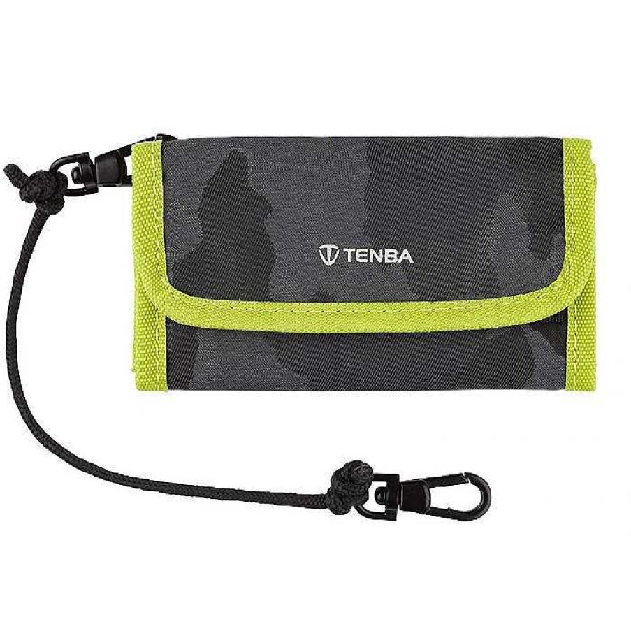 Camera Centre UK Tenba Tools Universal Card Wallet - Camo / Lime | Accessory Cases