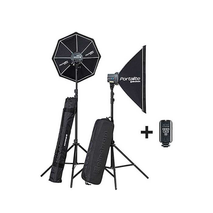 Camera Centre UK Elinchrom D-Lite Rx One/One Softbox To Go Set | Studio Lighting