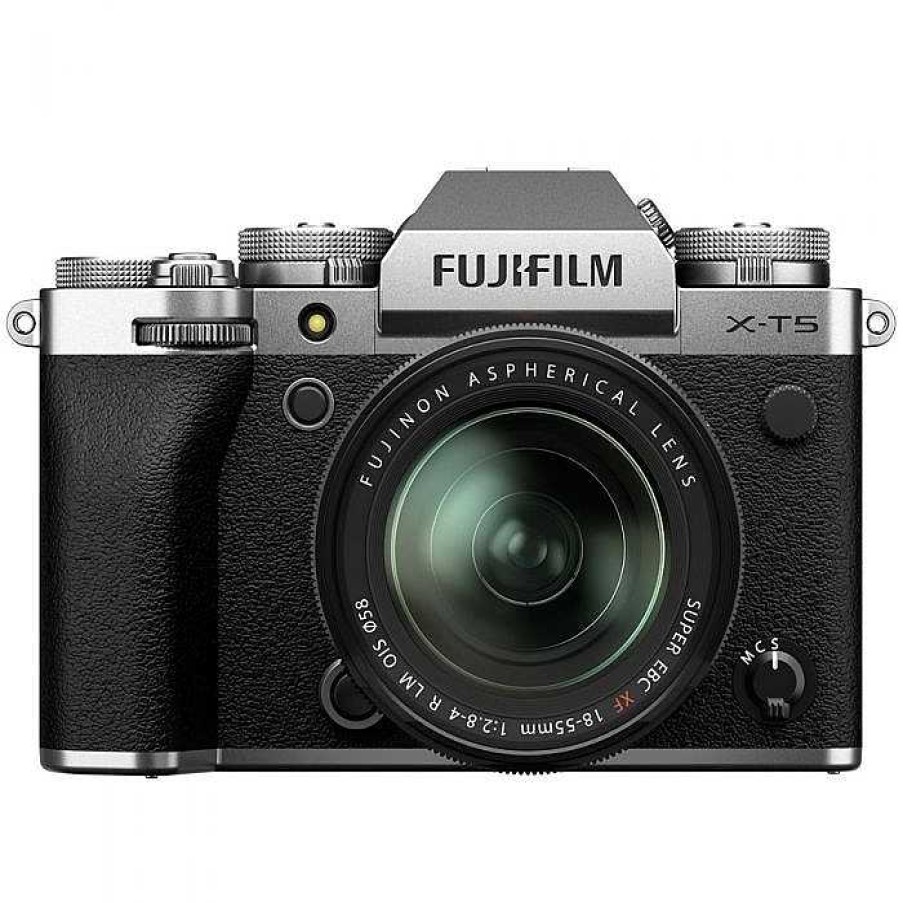 Camera Centre UK Fujifilm X-T5 Digital Mirrorless Camera With 18-55Mm Xf Lens - Silver | Fujifilm X Cameras