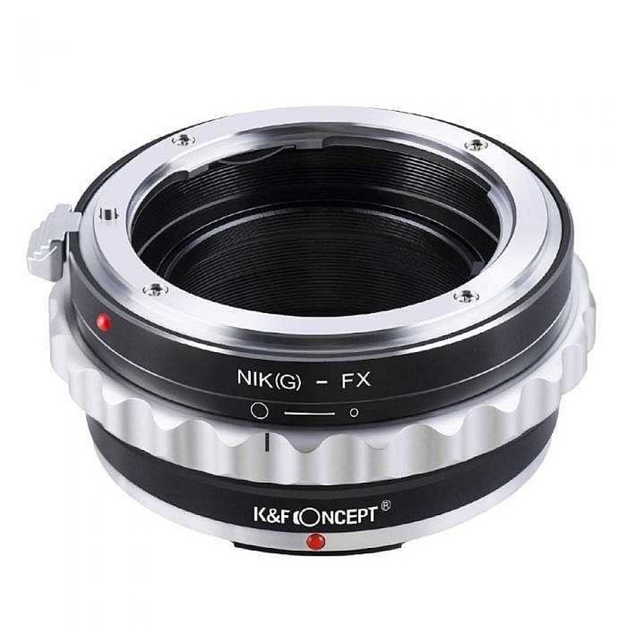 Camera Centre UK K&F Concept Camera Lens Adapter Ring Compatible With Ai G Af-S Mount Lens To Fuji Fx X-Pro1 Xt4 X-M1 X-A1 X-E1 Adapter - Kf06.109 | Lens Adapters