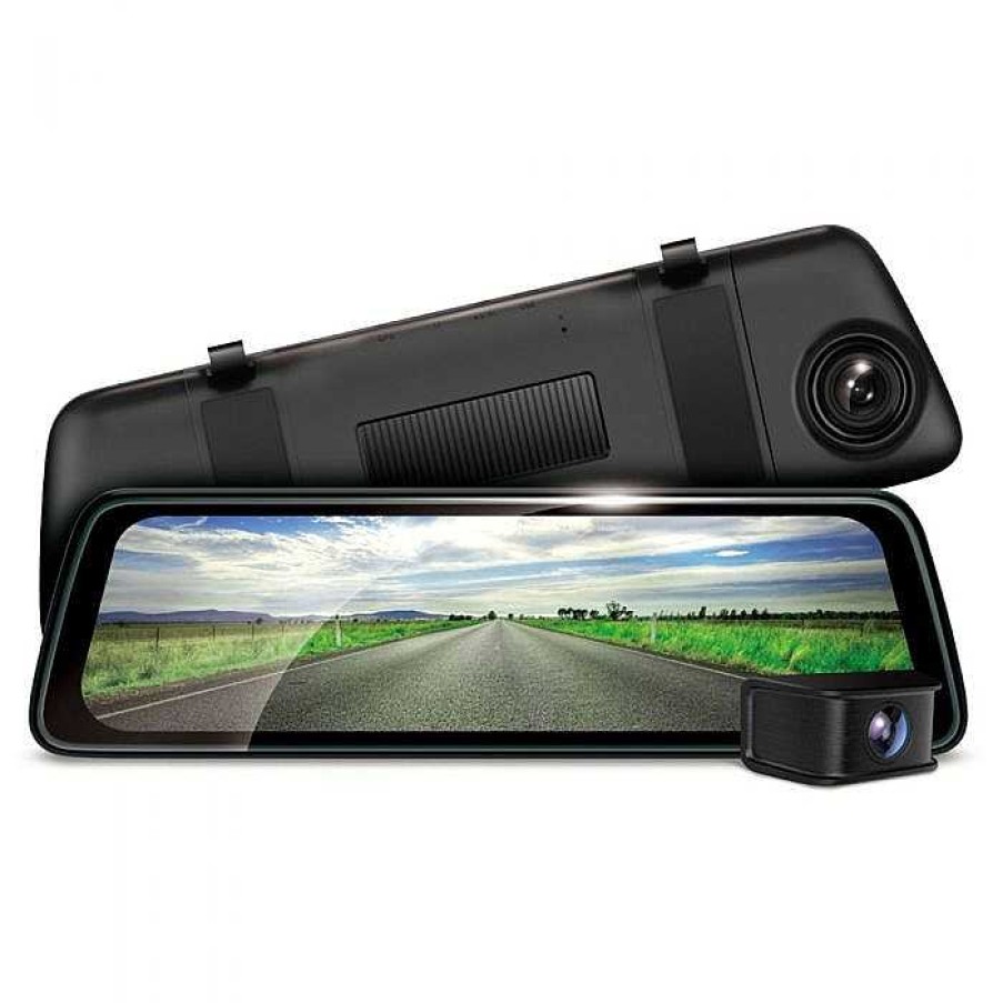 Camera Centre UK Road Angel Halo View 2K Rear View Mirror Dual Dash Cam | Dash Cameras