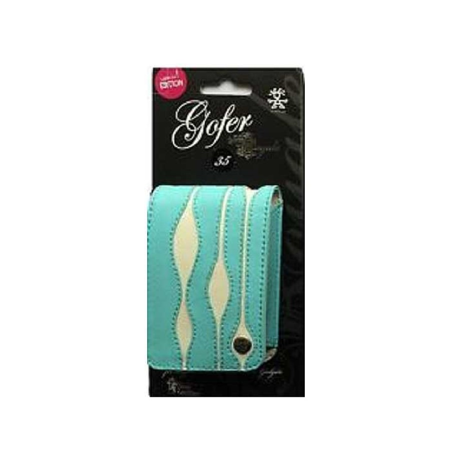 Camera Centre UK Crumpler Gofer Royale 35 Special Edition Leather Compact Camera Case - Turquoise | Compact Cases