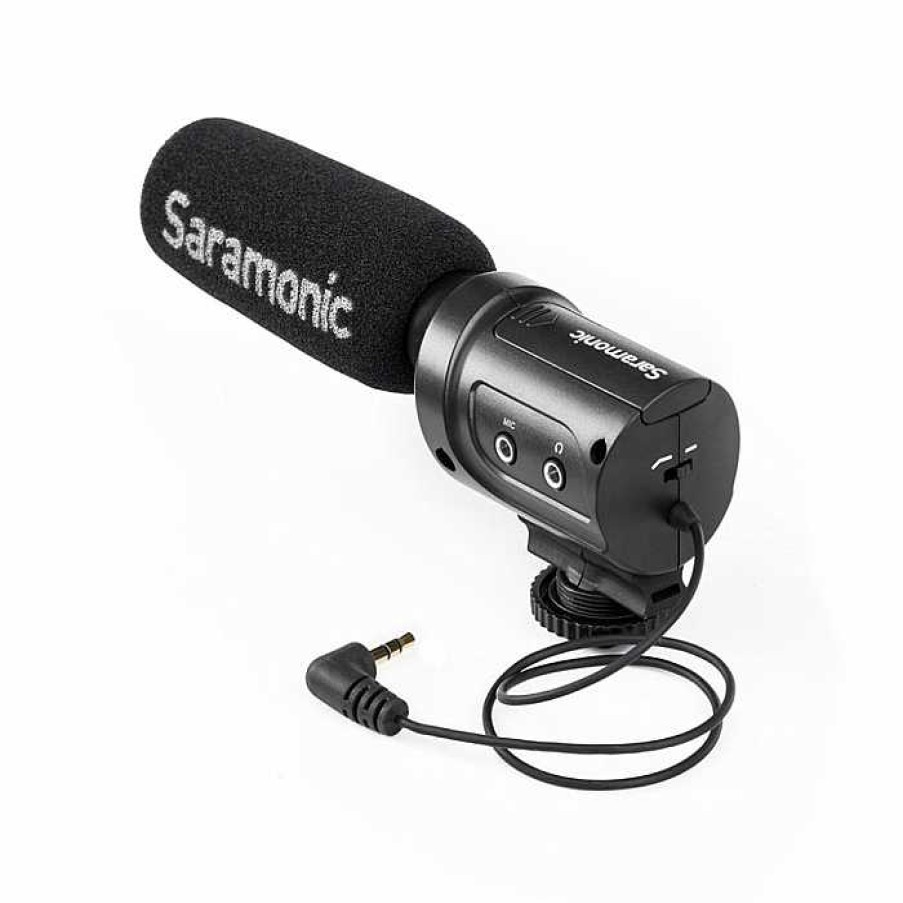 Camera Centre UK Saramonic Sr-M3 Mini Directional Condenser Microphone Mic For Dslr Camera | Microphones